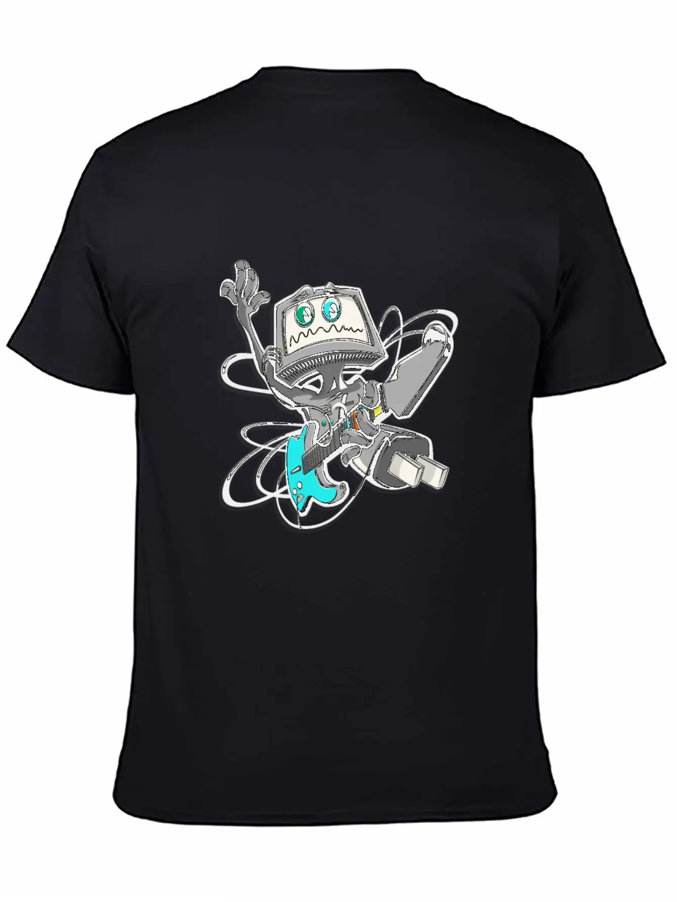 Guitar Unisex Casual T-Shirt – Clean Design For Daily Comfort