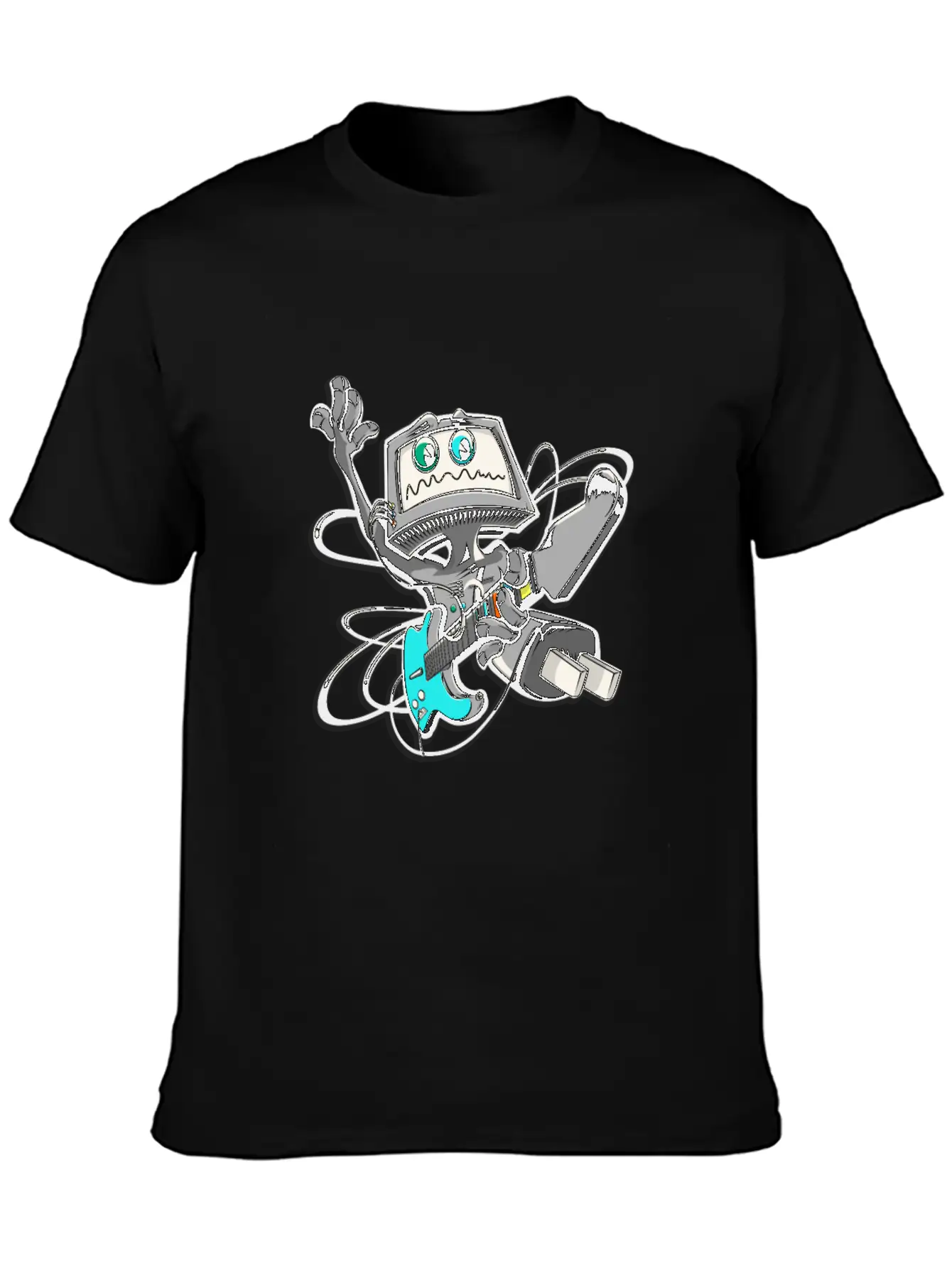 Guitar Unisex Casual T-Shirt – Clean Design For Daily Comfort