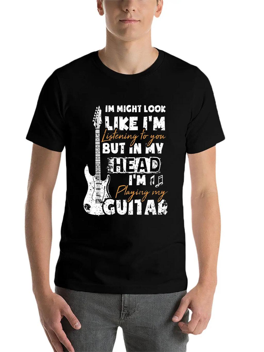 Guitarist Guitarist Gift Guitar Player Unisex Casual T-Shirt – Clean Design For Daily Comfort