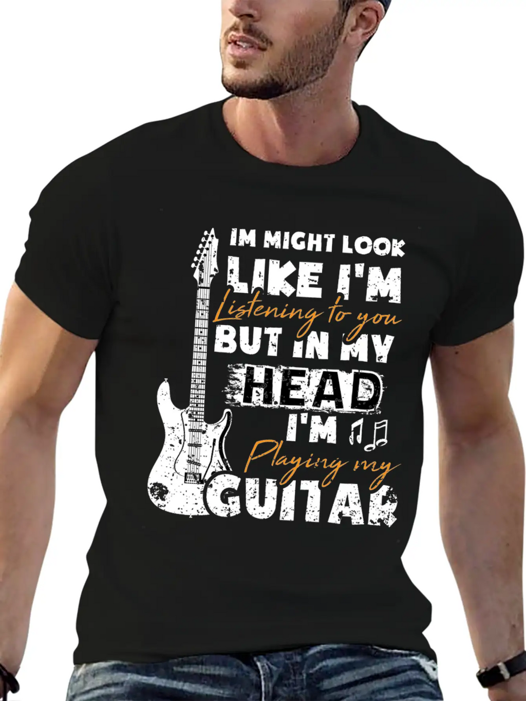 Guitarist Guitarist Gift Guitar Player Unisex Casual T-Shirt – Clean Design For Daily Comfort
