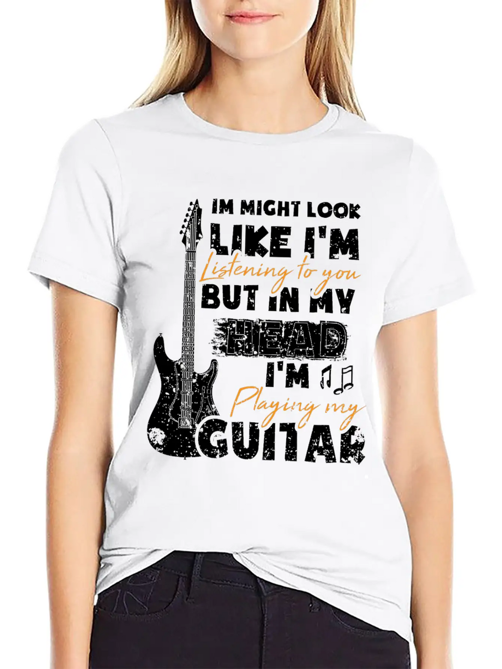 Guitarist Guitarist Gift Guitar Player Unisex Casual T-Shirt – Clean Design For Daily Comfort
