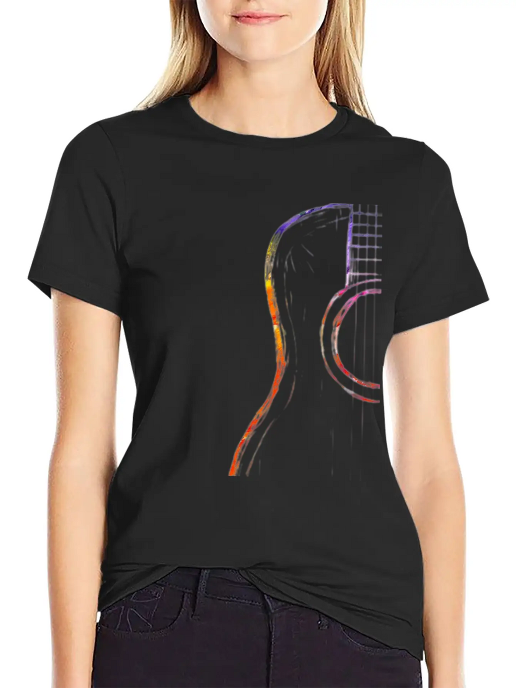 Guitarist Musicians Guitar Gift Idea Unisex Casual T-Shirt – Clean Design For Daily Comfort