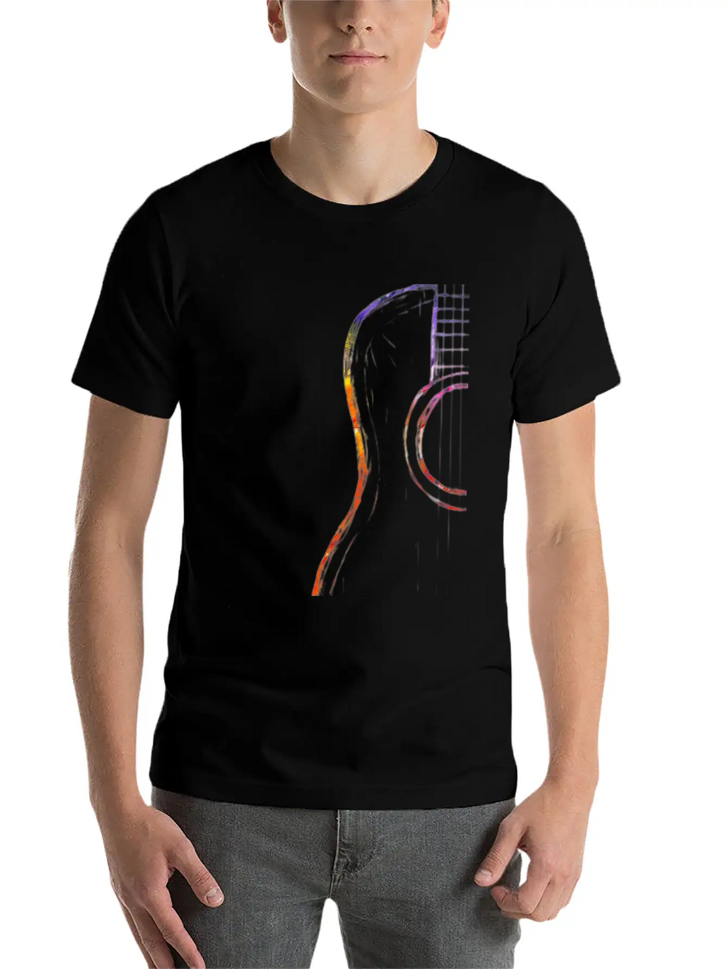 Guitarist Musicians Guitar Gift Idea Unisex Casual T-Shirt – Clean Design For Daily Comfort