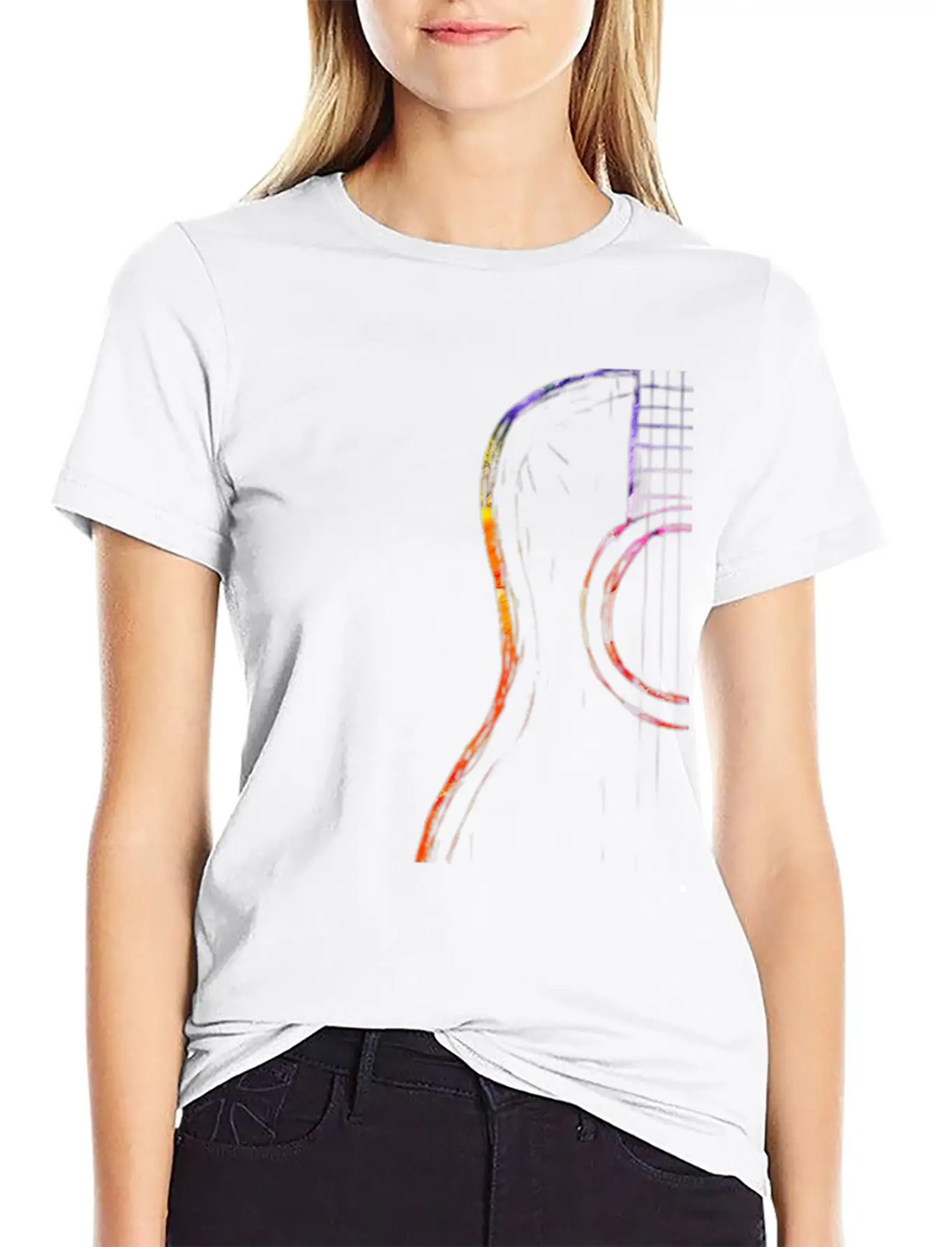 Guitarist Musicians Guitar Gift Idea Unisex Casual T-Shirt – Clean Design For Daily Comfort