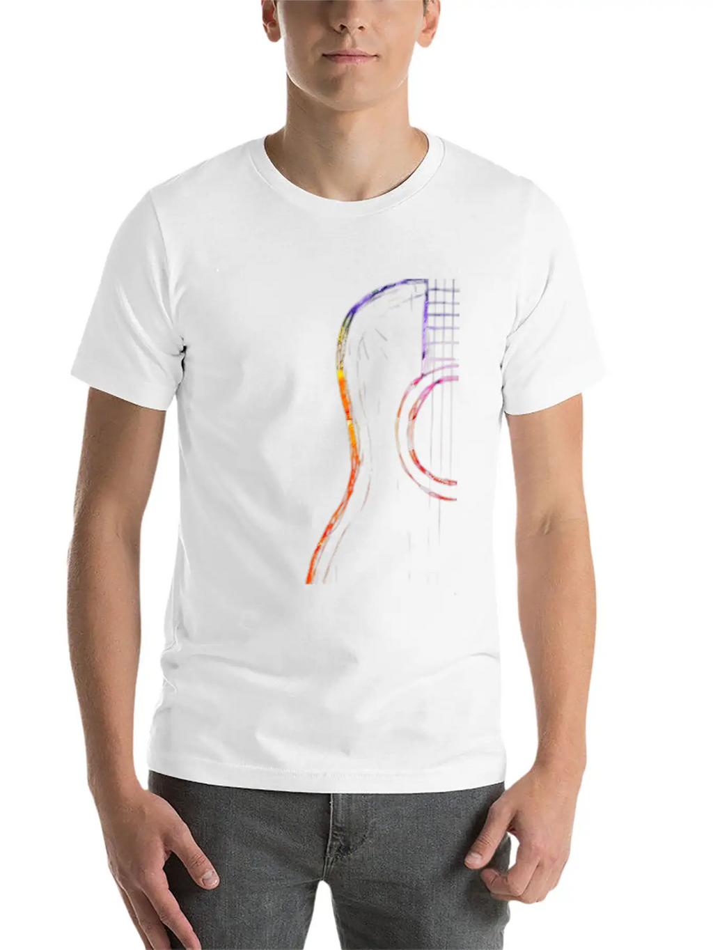 Guitarist Musicians Guitar Gift Idea Unisex Casual T-Shirt – Clean Design For Daily Comfort
