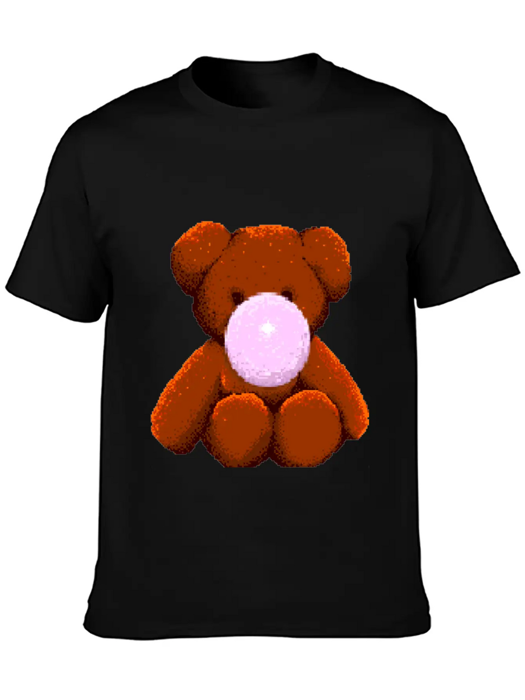 Gummy Bear 8bit Essential Cotton Tee For Daily Outfits – Unisex Style