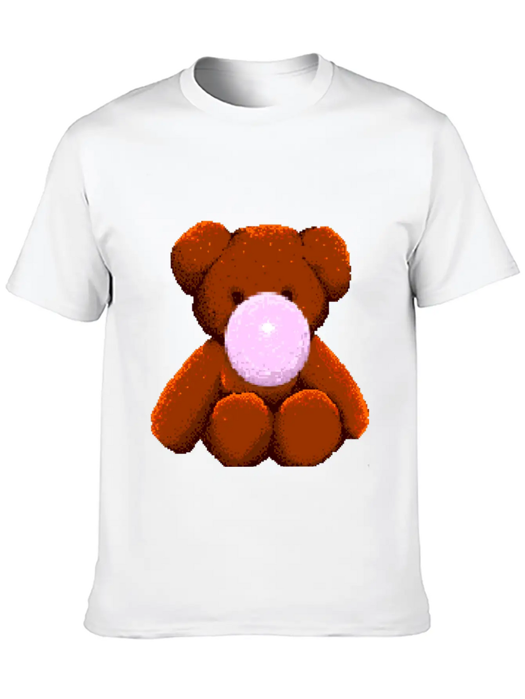 Gummy Bear 8bit Essential Cotton Tee For Daily Outfits – Unisex Style