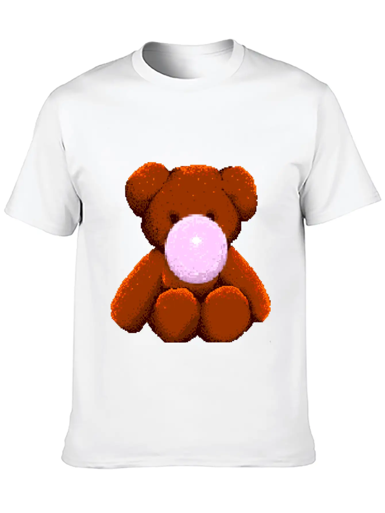 Gummy Bear 8bit Essential Cotton Tee For Daily Outfits – Unisex Style