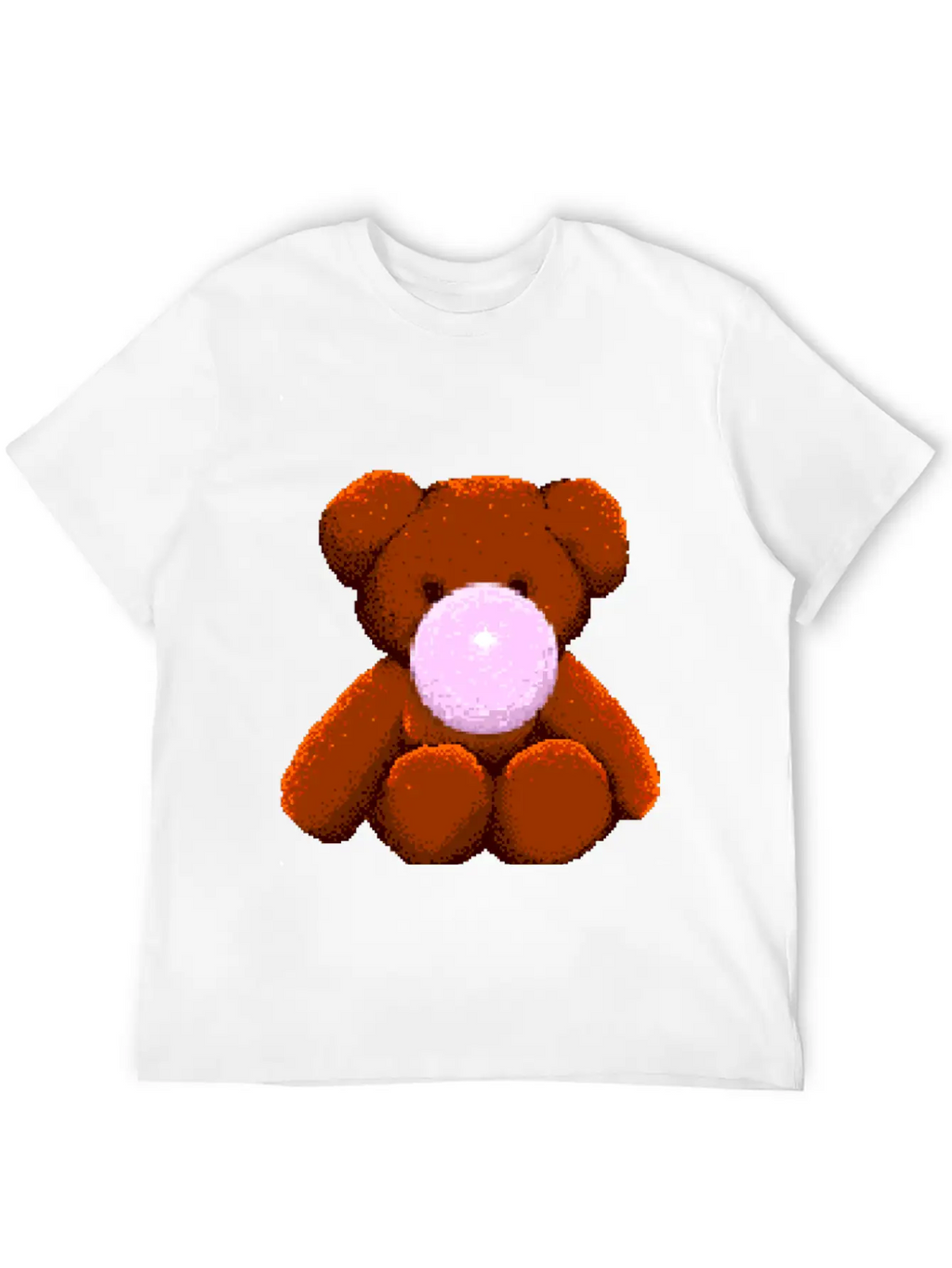 Gummy Bear 8bit Essential Cotton Tee For Daily Outfits – Unisex Style