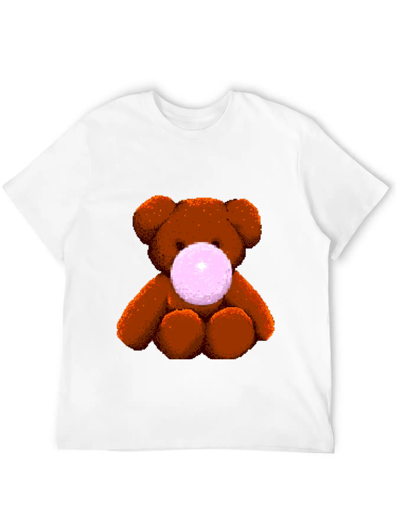 Gummy Bear 8bit Essential Cotton Tee For Daily Outfits – Unisex Style