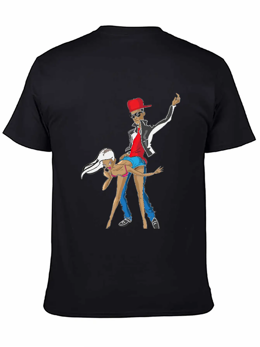 Guy Dancing With Girl Unisex Casual T-Shirt – Clean Design For Daily Comfort