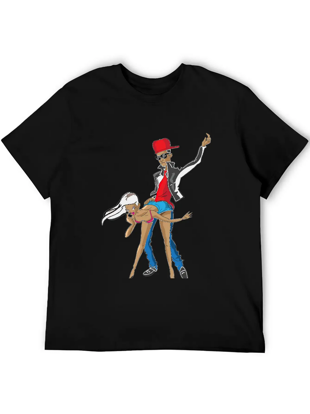 Guy Dancing With Girl Unisex Casual T-Shirt – Clean Design For Daily Comfort
