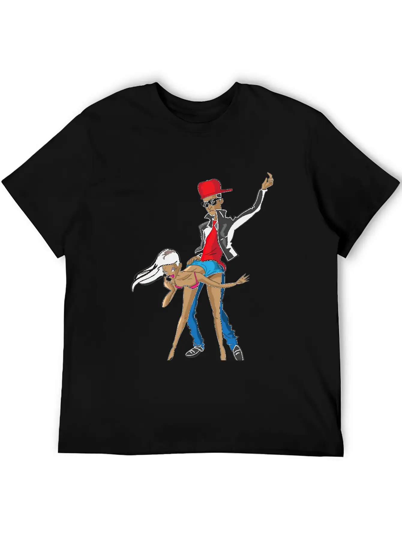 Guy Dancing With Girl Unisex Casual T-Shirt – Clean Design For Daily Comfort