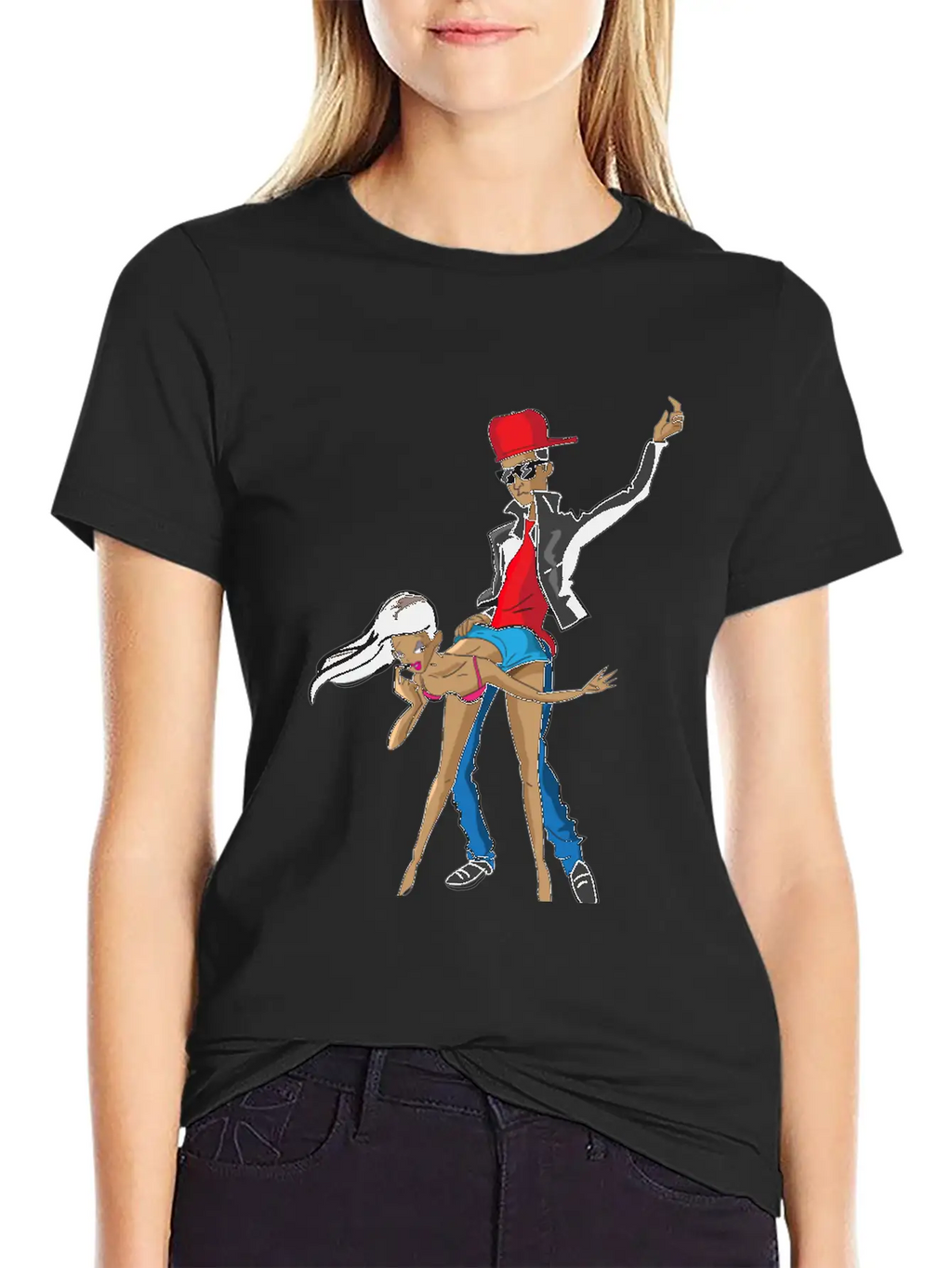 Guy Dancing With Girl Unisex Casual T-Shirt – Clean Design For Daily Comfort