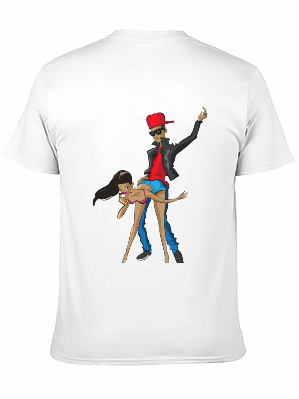 Guy Dancing With Girl Unisex Casual T-Shirt – Clean Design For Daily Comfort