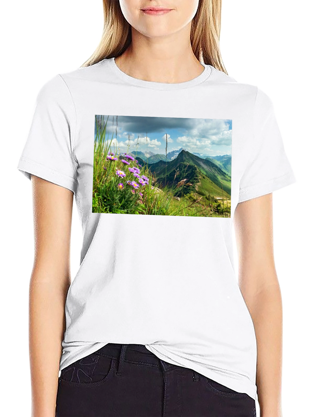 Mountain Vista Graphic Tee - Nature Inspired Design