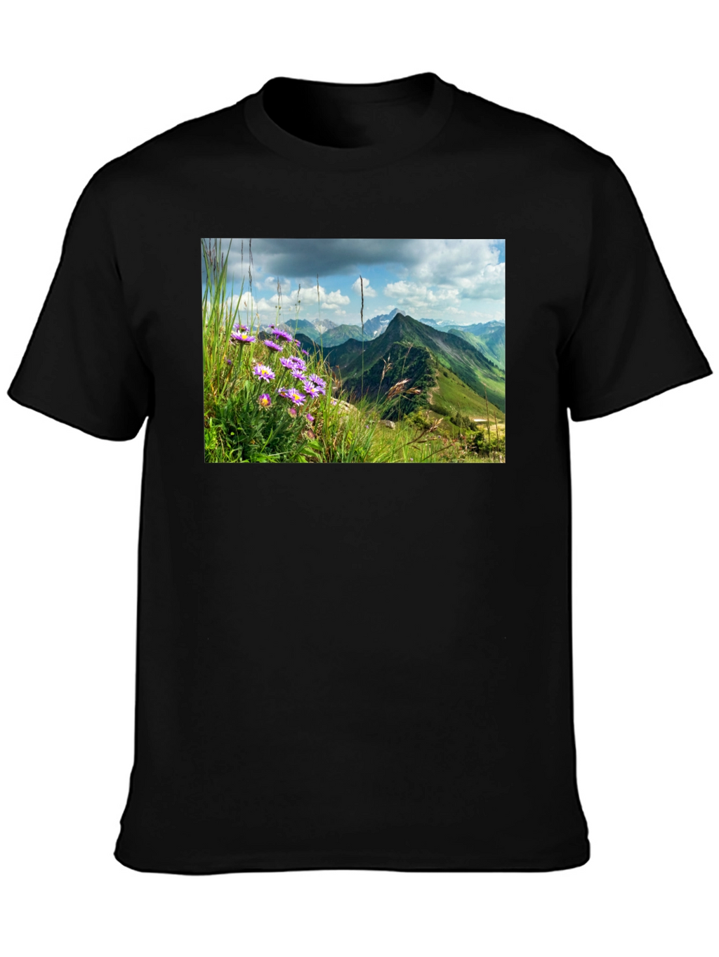 Mountain Vista Graphic Tee - Nature Inspired Design