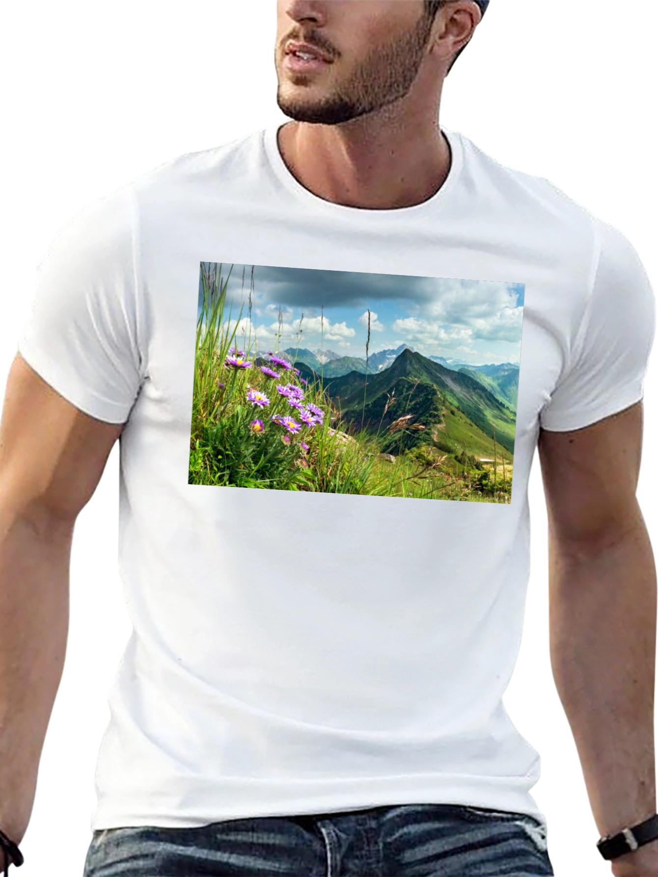 Mountain Vista Graphic Tee - Nature Inspired Design