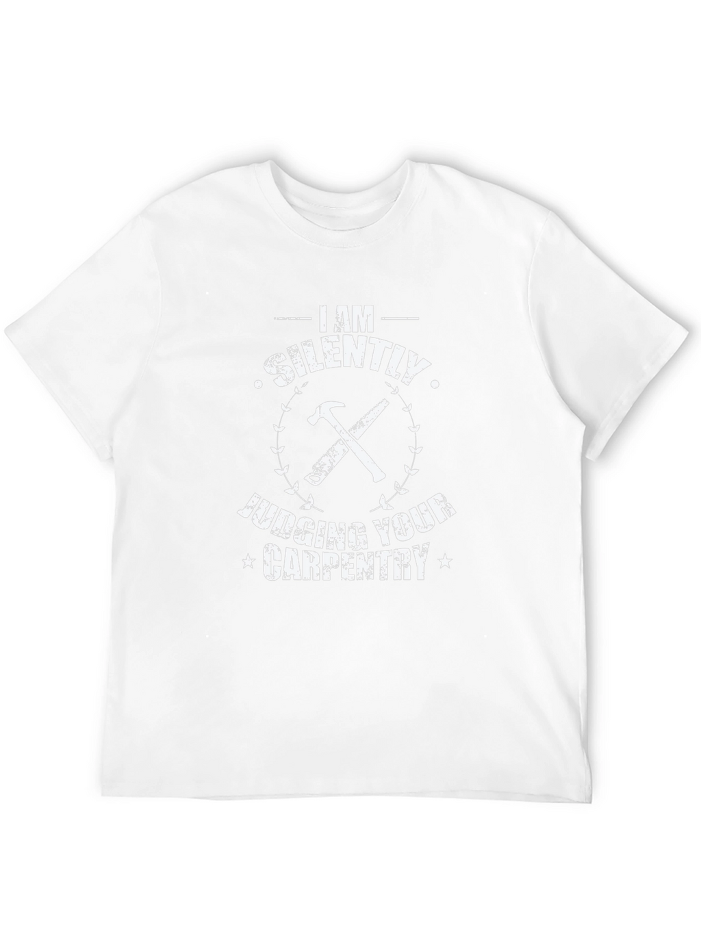 Silently Judging Your Carpentry Black T-Shirt