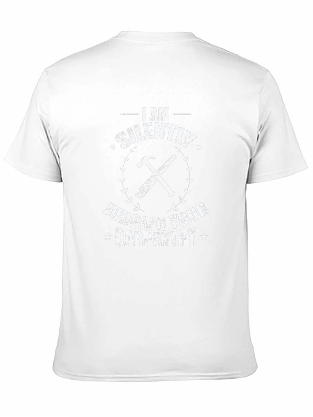 Silently Judging Your Carpentry Black T-Shirt