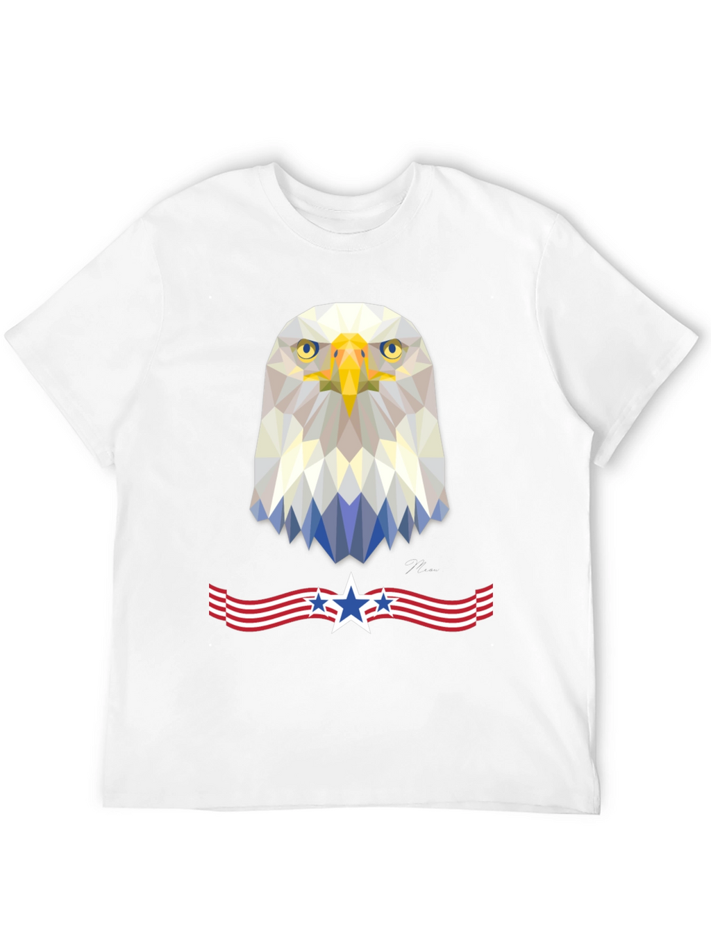 Patriotic Eagle T-Shirt | Geometric American Pride