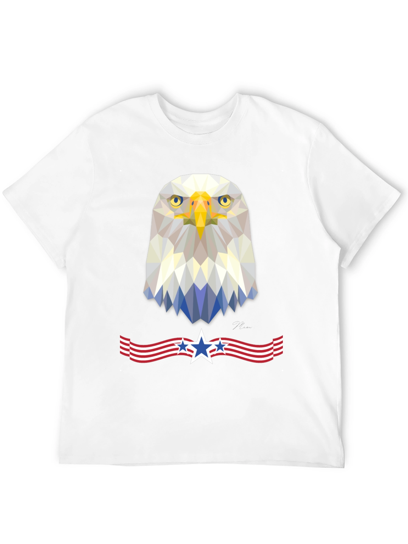 Patriotic Eagle T-Shirt | Geometric American Pride