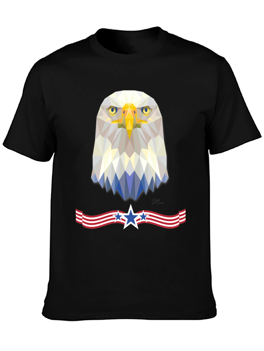 Patriotic Eagle T-Shirt | Geometric American Pride