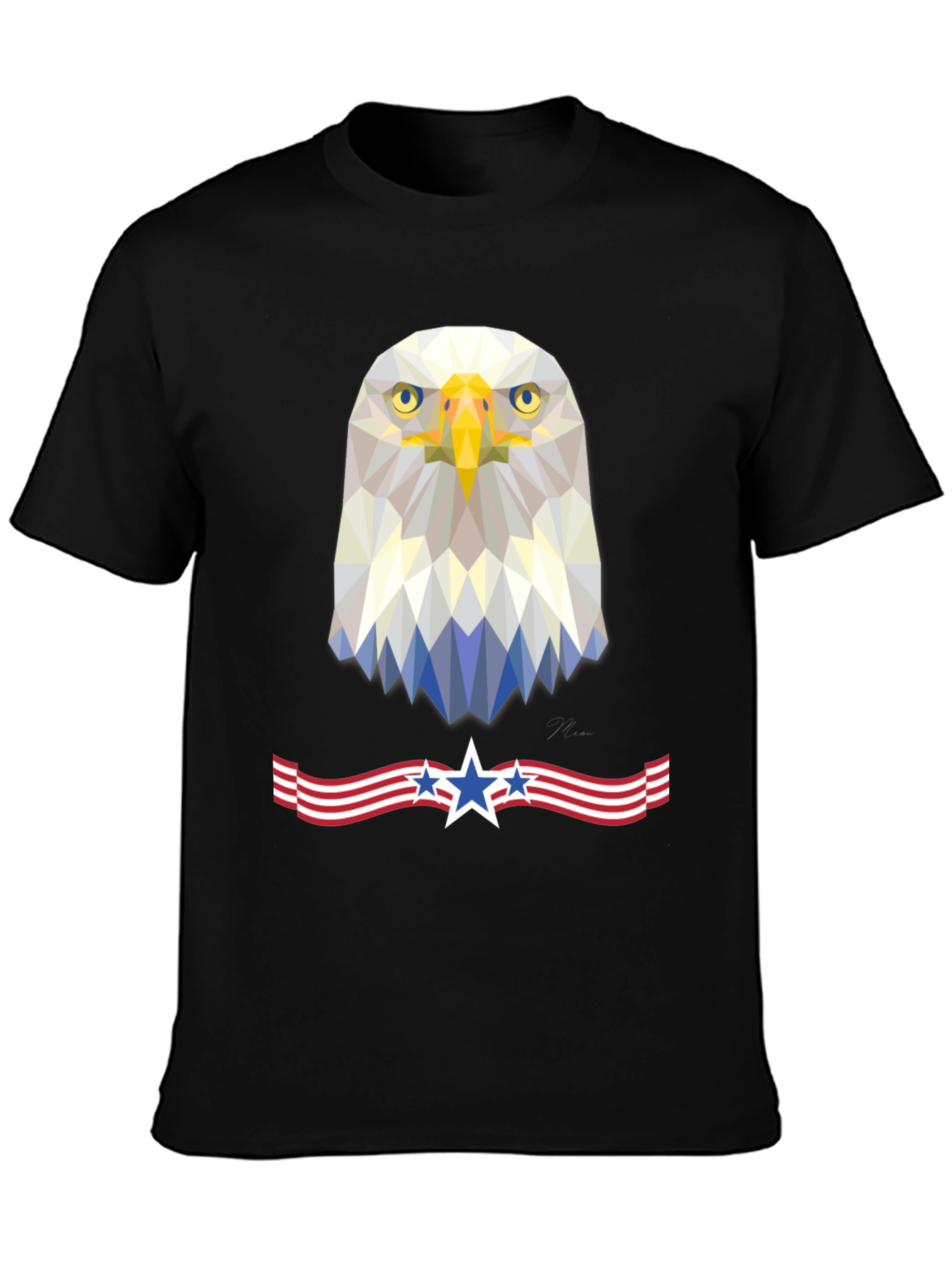 Patriotic Eagle T-Shirt | Geometric American Pride
