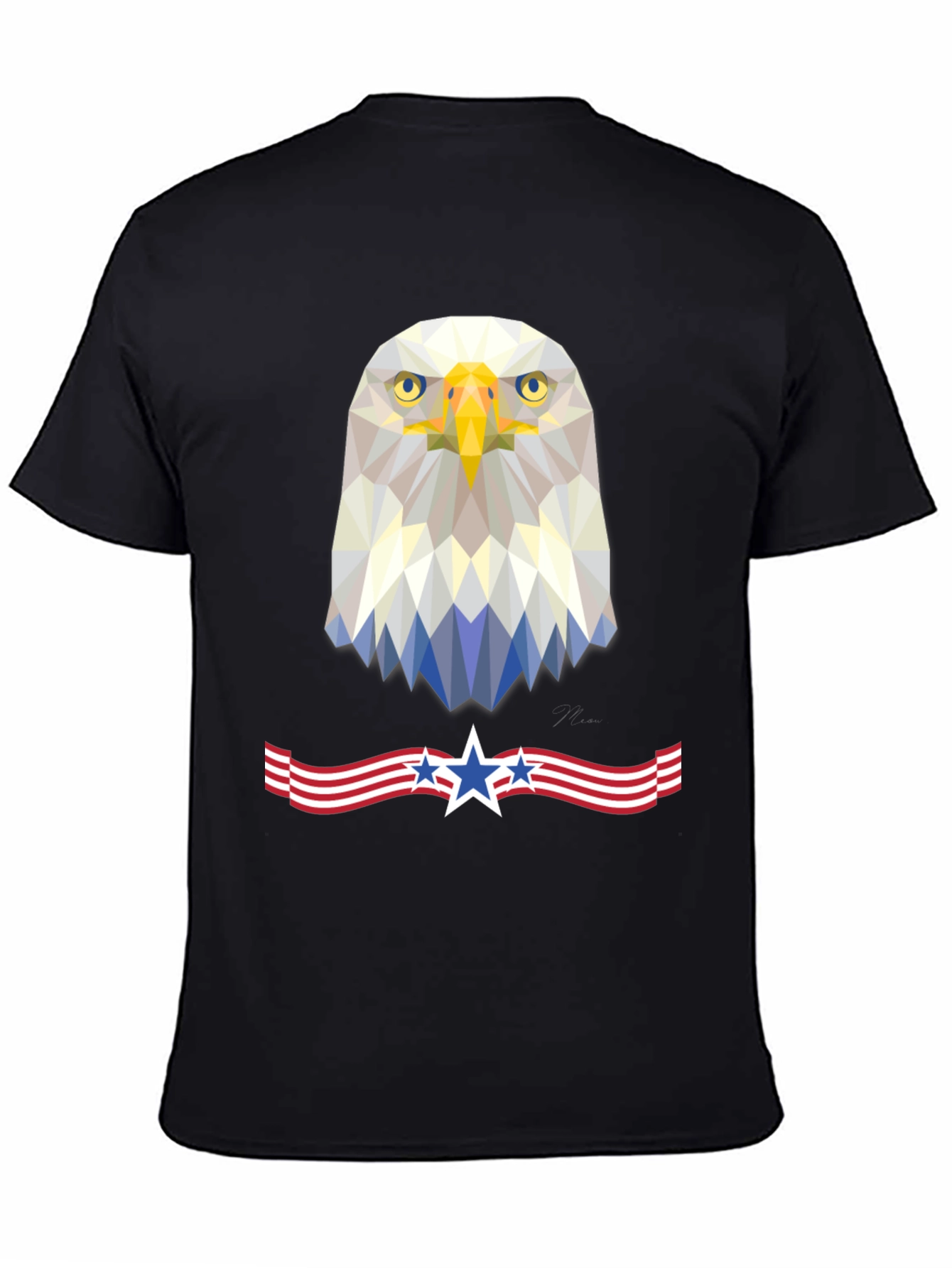 Patriotic Eagle T-Shirt | Geometric American Pride
