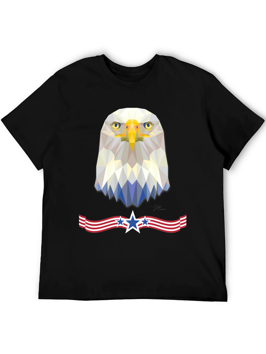 Patriotic Eagle T-Shirt | Geometric American Pride
