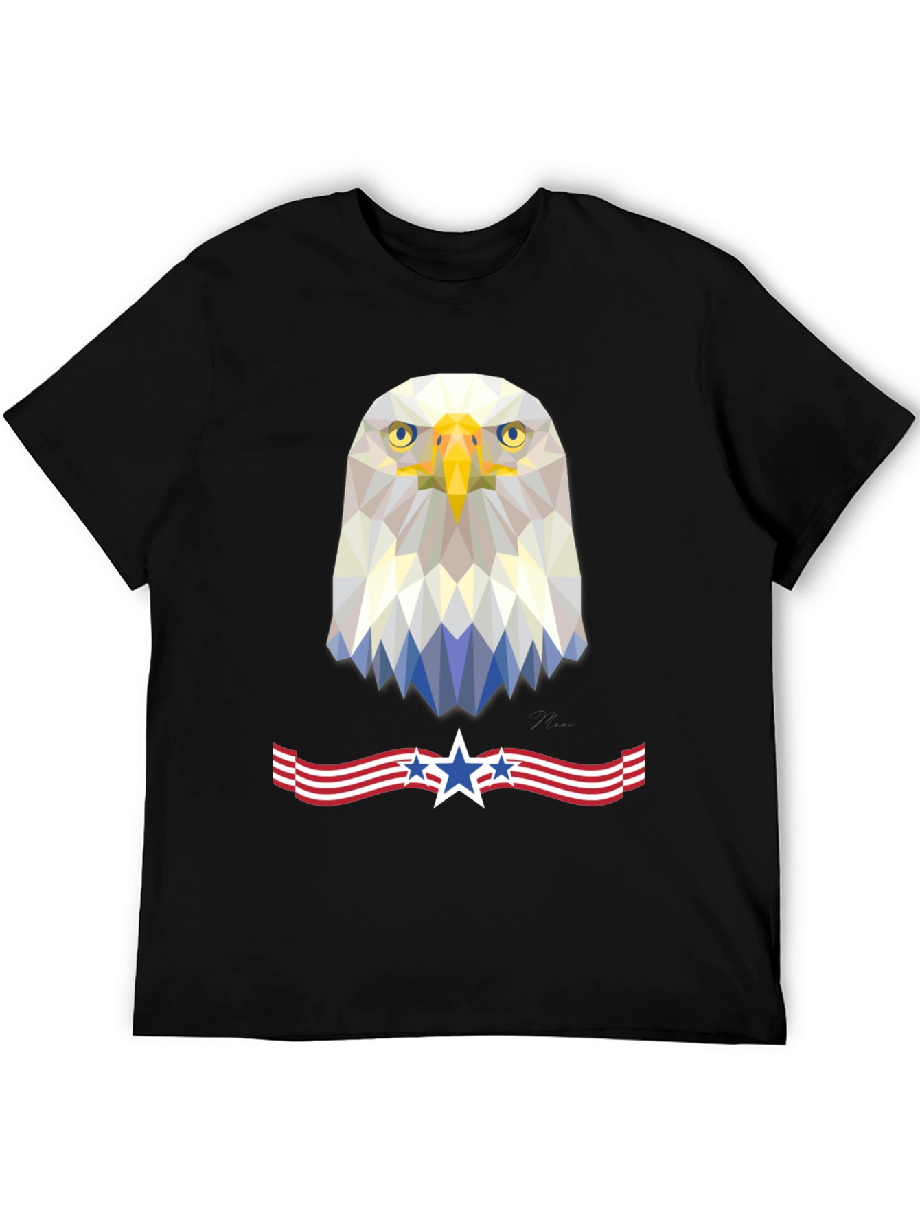 Patriotic Eagle T-Shirt | Geometric American Pride