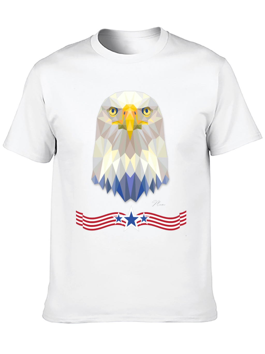 Patriotic Eagle T-Shirt | Geometric American Pride