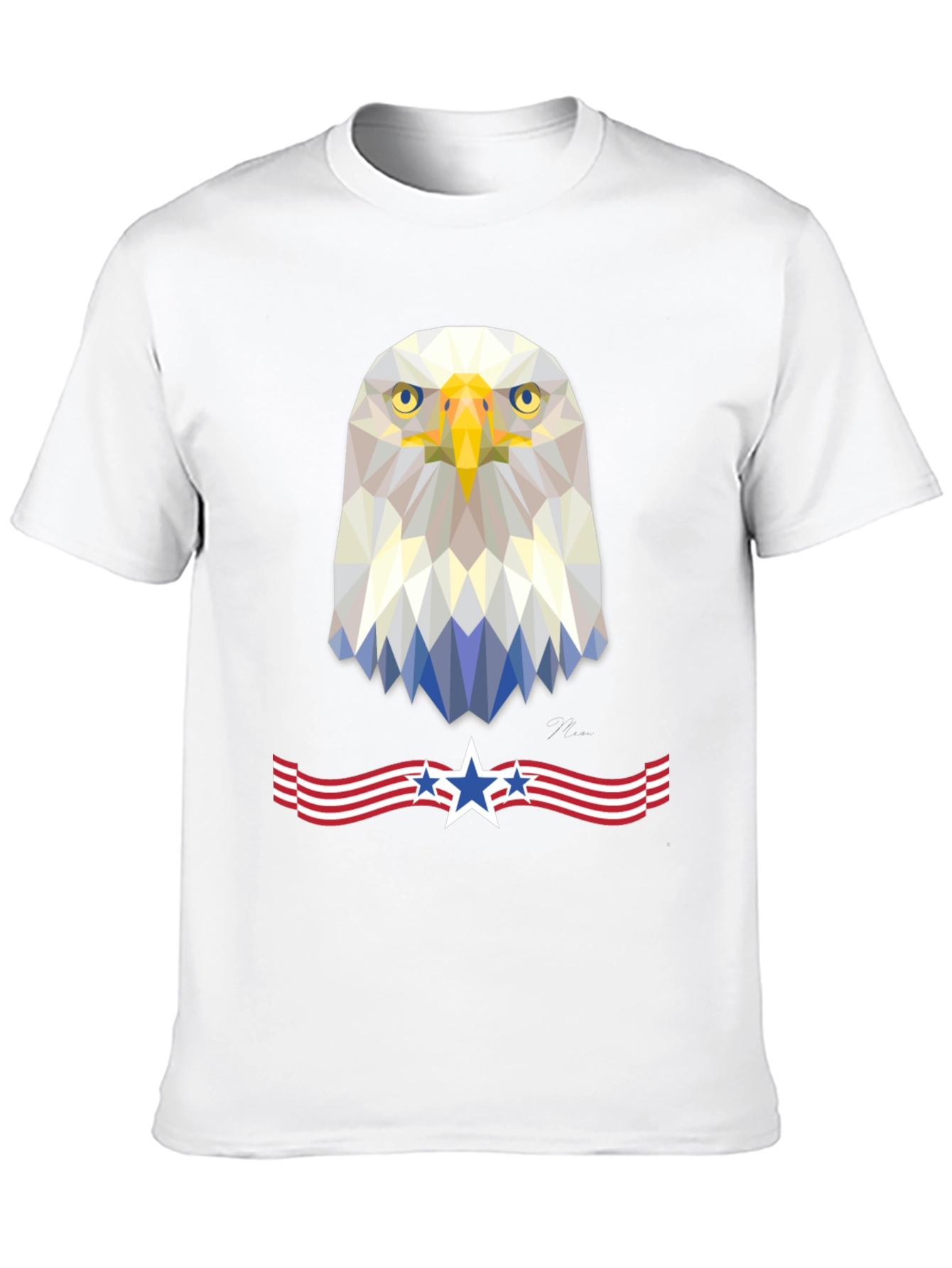 Patriotic Eagle T-Shirt | Geometric American Pride