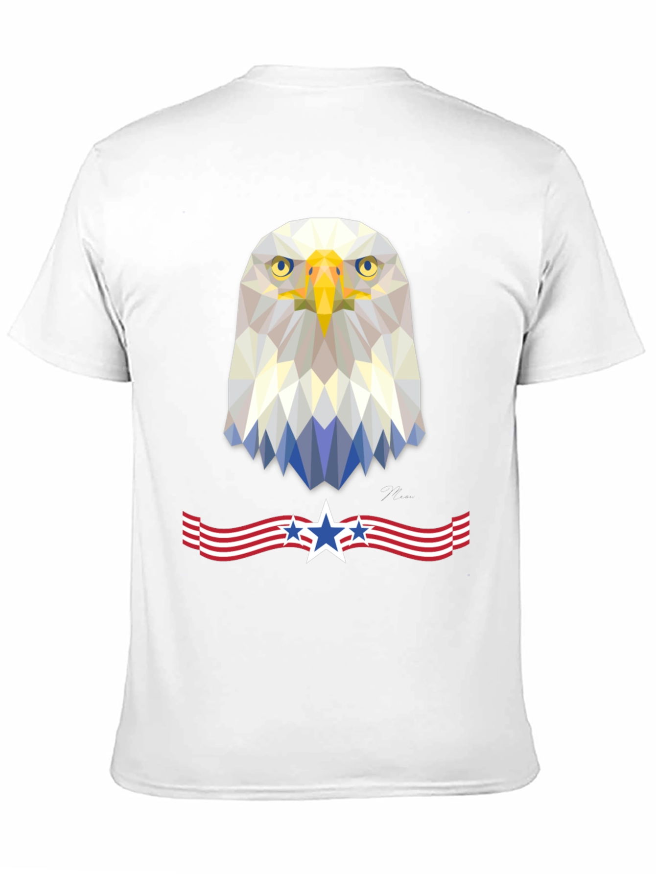 Patriotic Eagle T-Shirt | Geometric American Pride