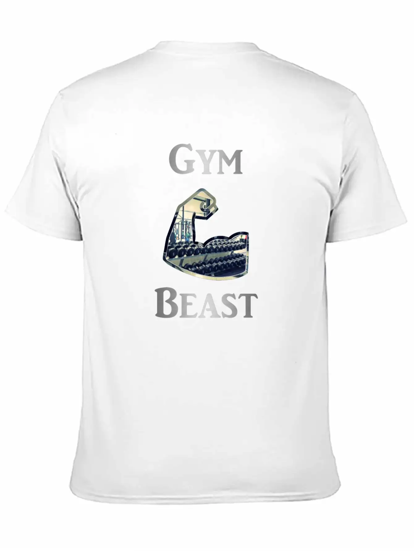 Gym Beast Stylish Everyday T-Shirt – Unisex Basic Cotton Tee