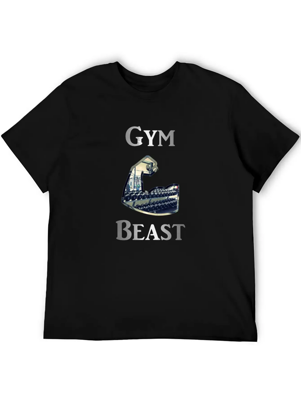 Gym Beast Stylish Everyday T-Shirt – Unisex Basic Cotton Tee