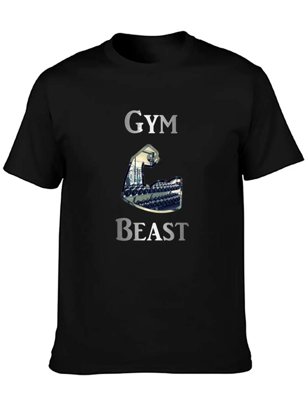 Gym Beast Stylish Everyday T-Shirt – Unisex Basic Cotton Tee