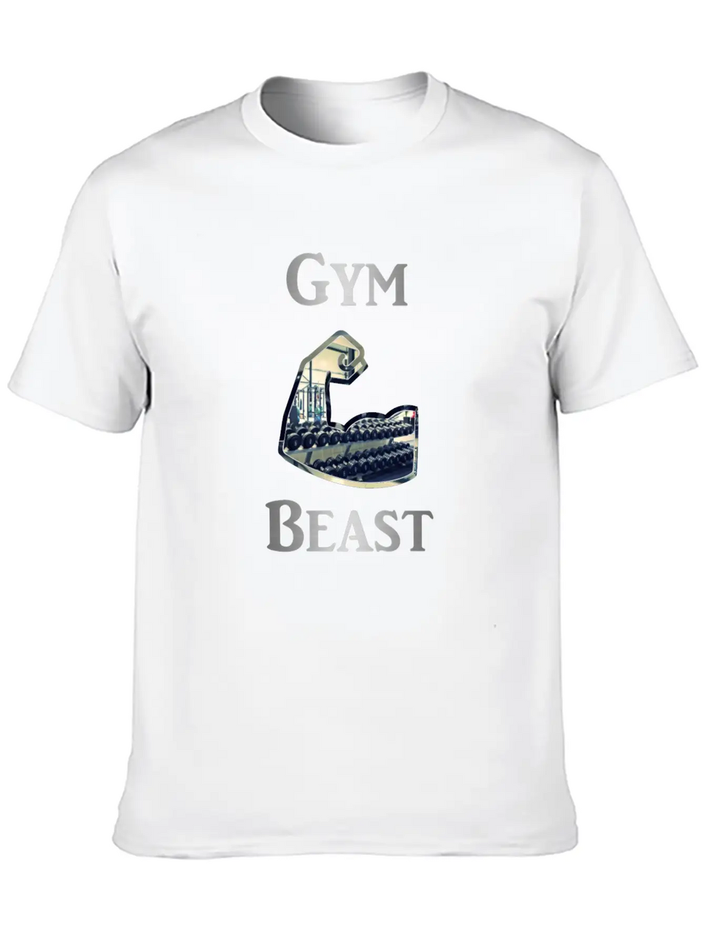 Gym Beast Stylish Everyday T-Shirt – Unisex Basic Cotton Tee