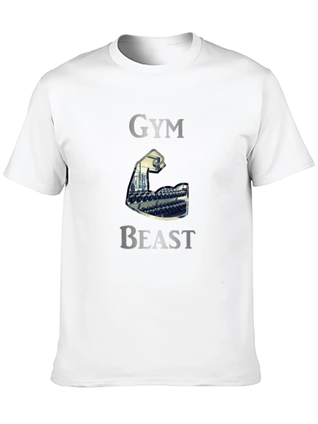 Gym Beast Stylish Everyday T-Shirt – Unisex Basic Cotton Tee