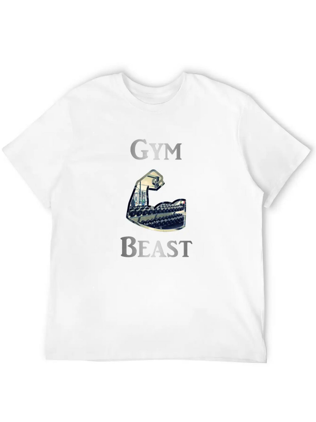 Gym Beast Stylish Everyday T-Shirt – Unisex Basic Cotton Tee
