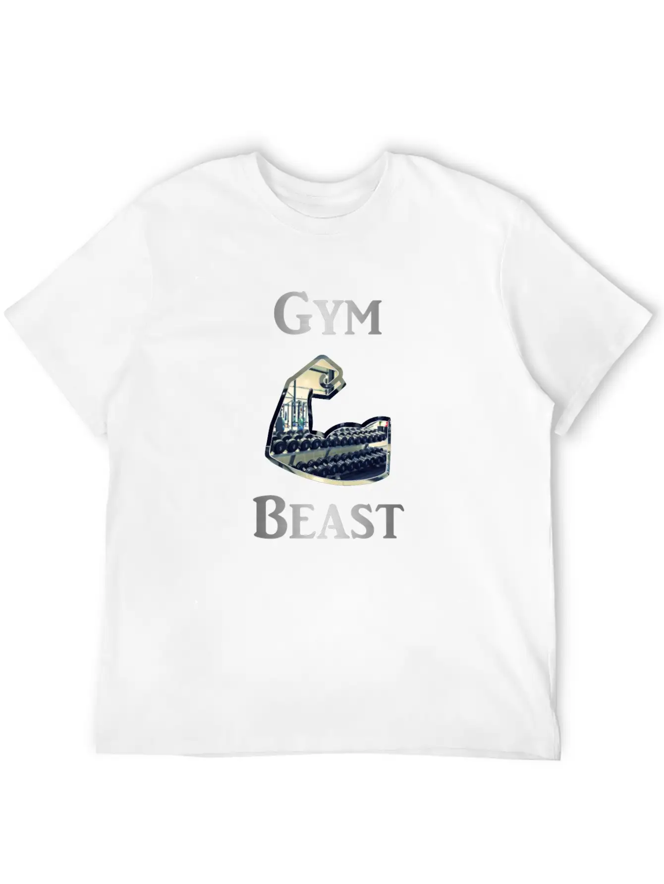 Gym Beast Stylish Everyday T-Shirt – Unisex Basic Cotton Tee