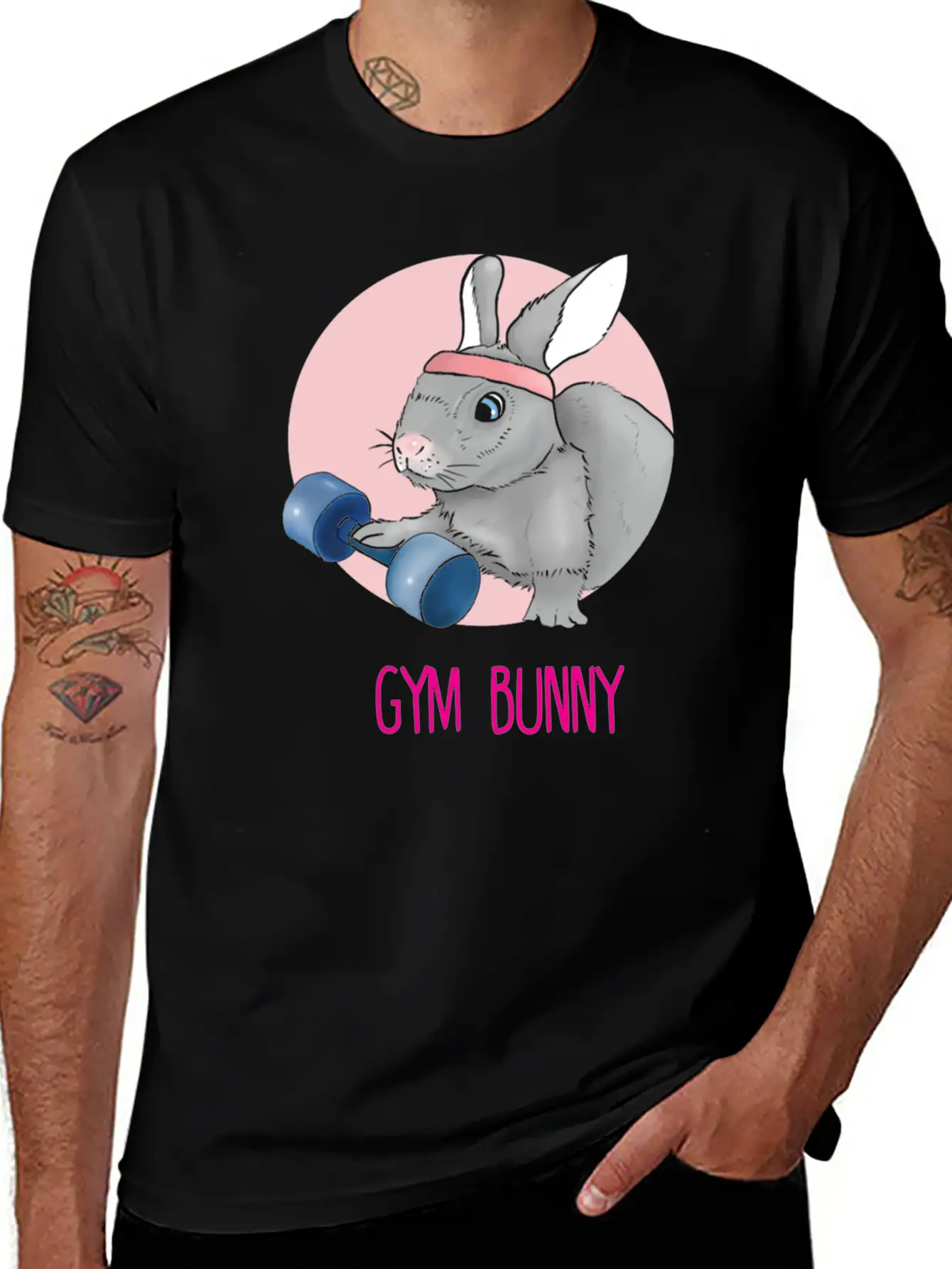 Gym Bunny Stylish Everyday T-Shirt – Unisex Basic Cotton Tee