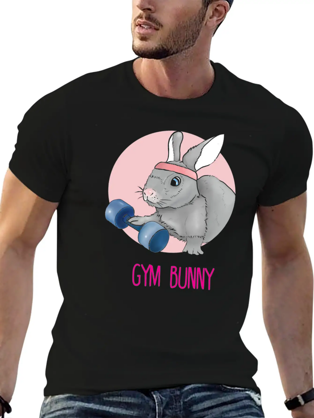 Gym Bunny Stylish Everyday T-Shirt – Unisex Basic Cotton Tee
