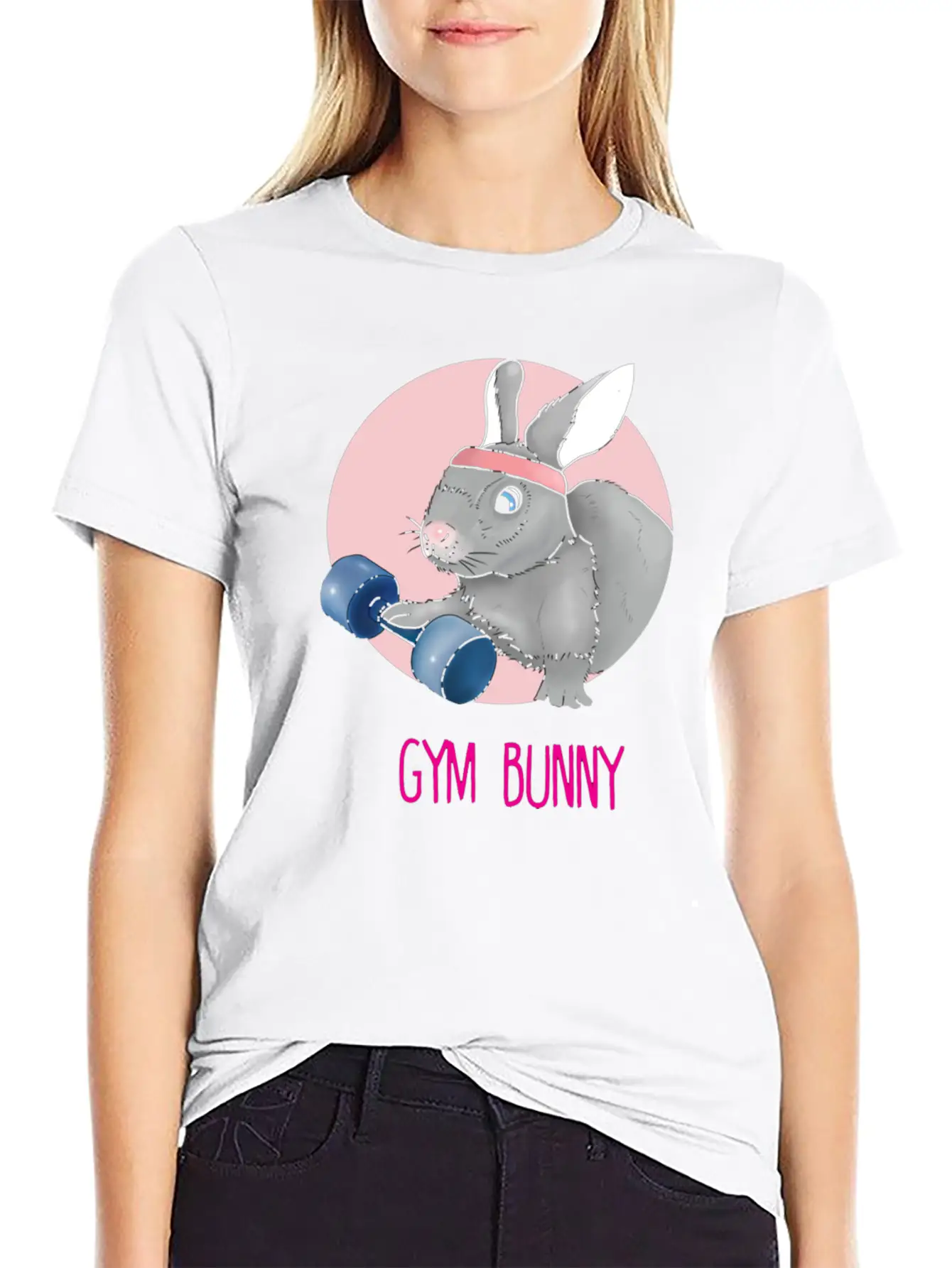Gym Bunny Stylish Everyday T-Shirt – Unisex Basic Cotton Tee
