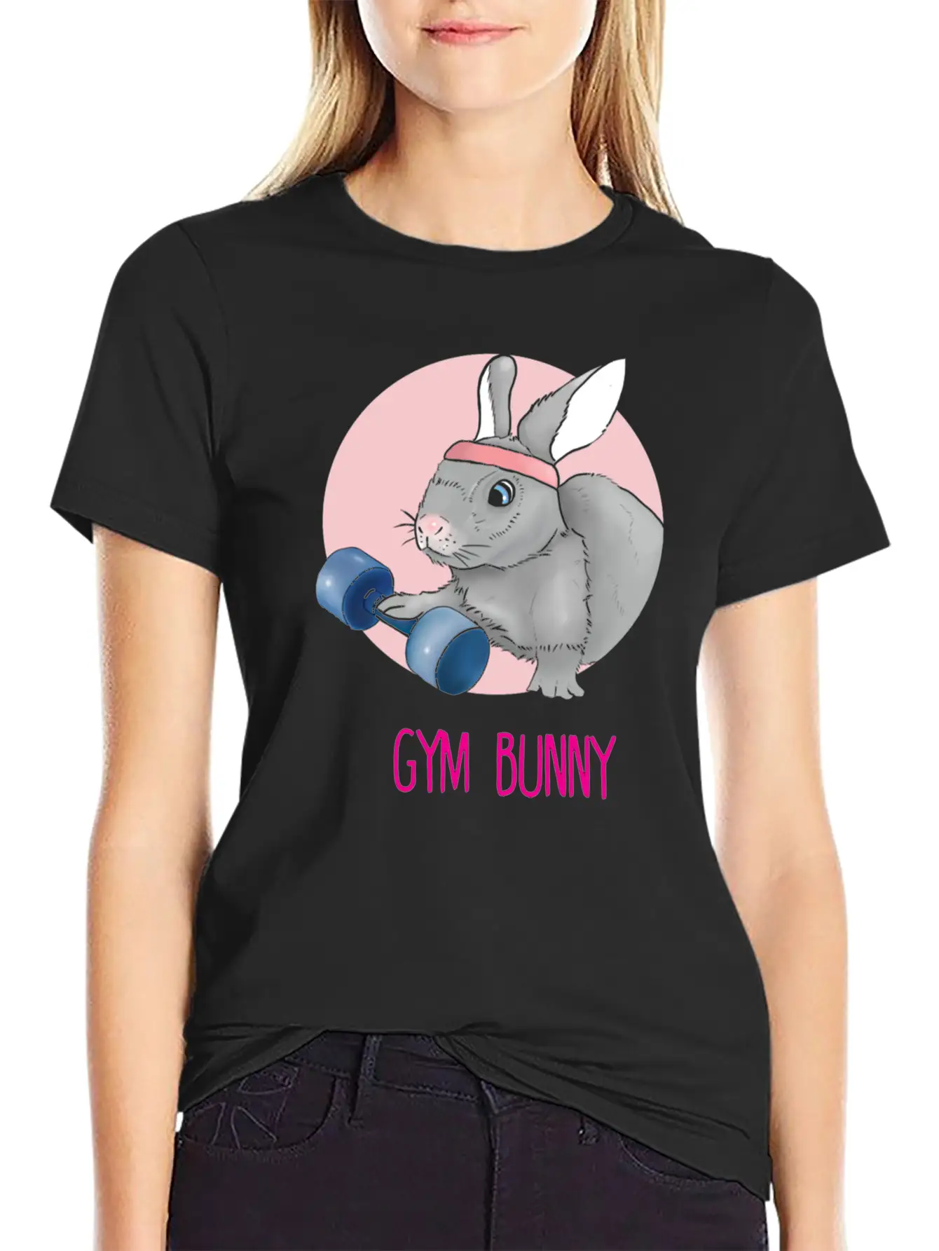 Gym Bunny Stylish Everyday T-Shirt – Unisex Basic Cotton Tee