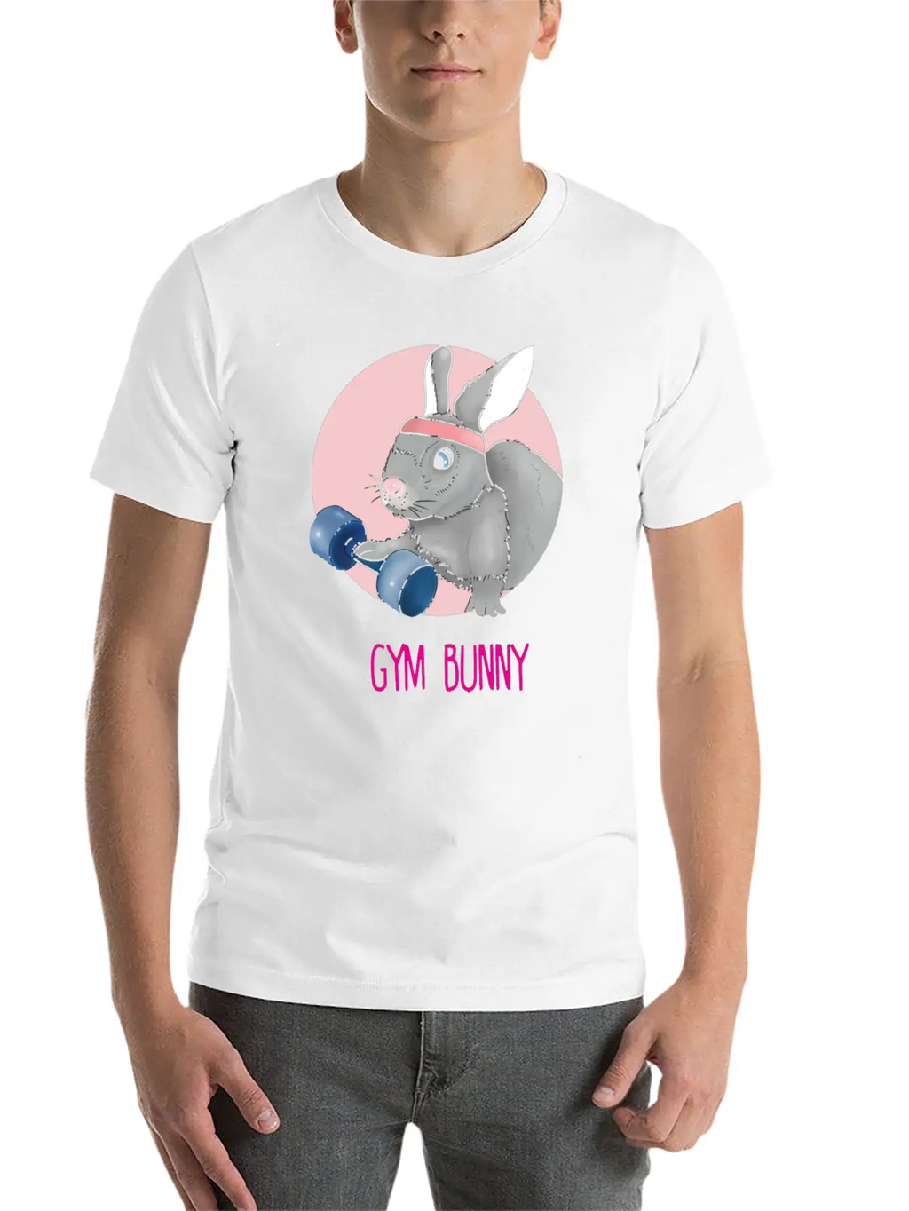 Gym Bunny Stylish Everyday T-Shirt – Unisex Basic Cotton Tee