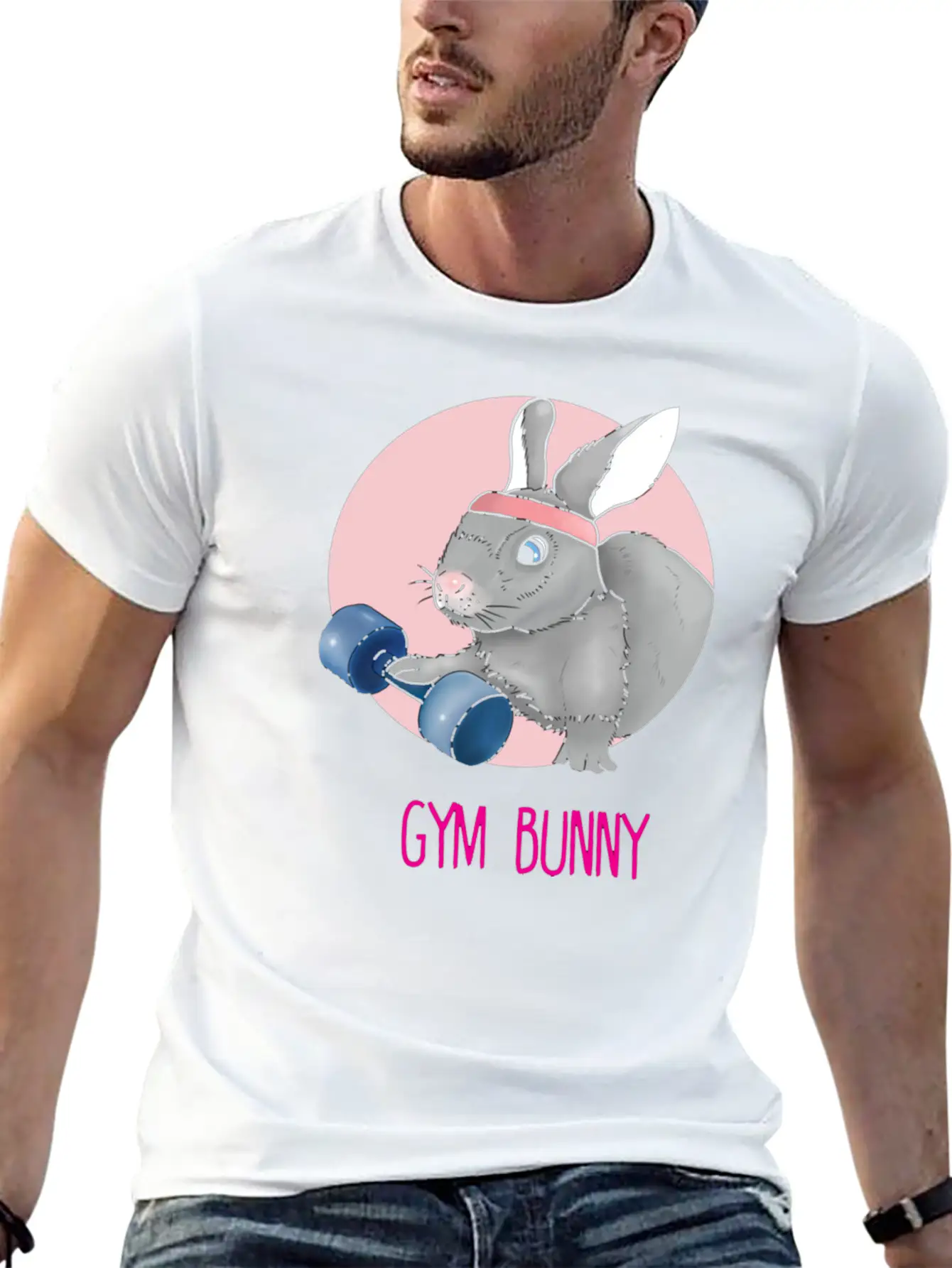 Gym Bunny Stylish Everyday T-Shirt – Unisex Basic Cotton Tee