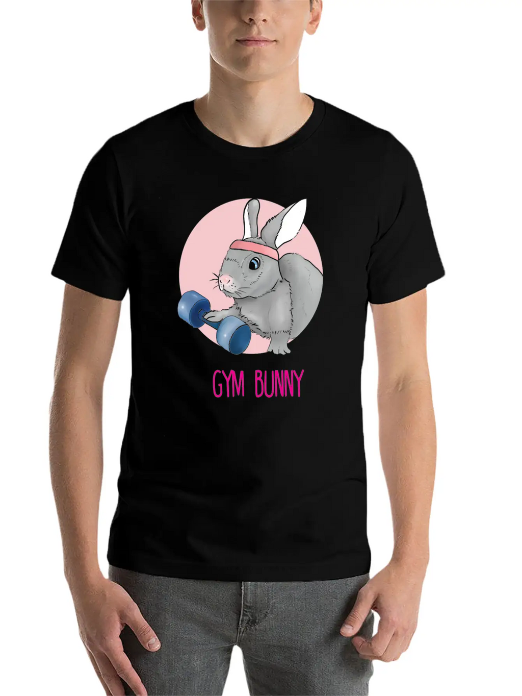 Gym Bunny Stylish Everyday T-Shirt – Unisex Basic Cotton Tee