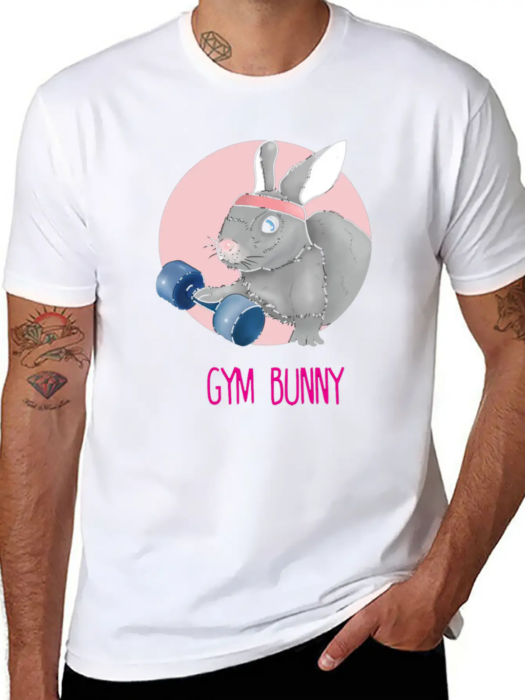 Gym Bunny Stylish Everyday T-Shirt – Unisex Basic Cotton Tee
