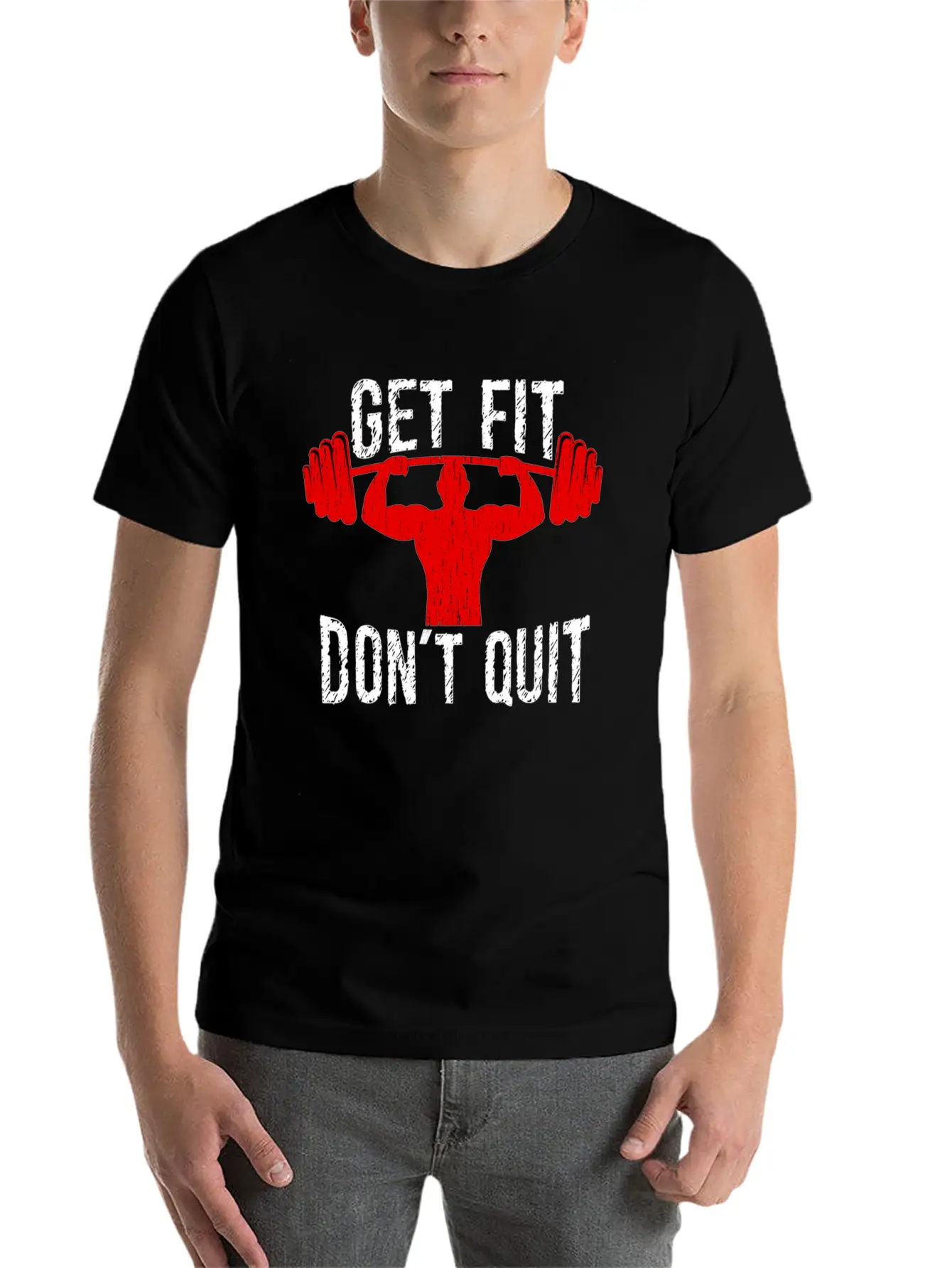 Gym Fitness Unisex Casual T-Shirt – Clean Design For Daily Comfort